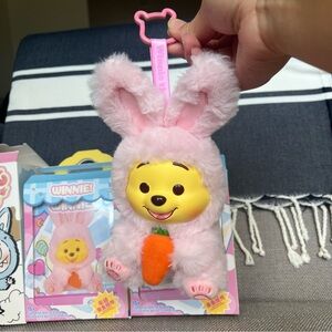 Disney Miniso Winnie The Pooh Blind Box Bag Charm Keychain Bunny